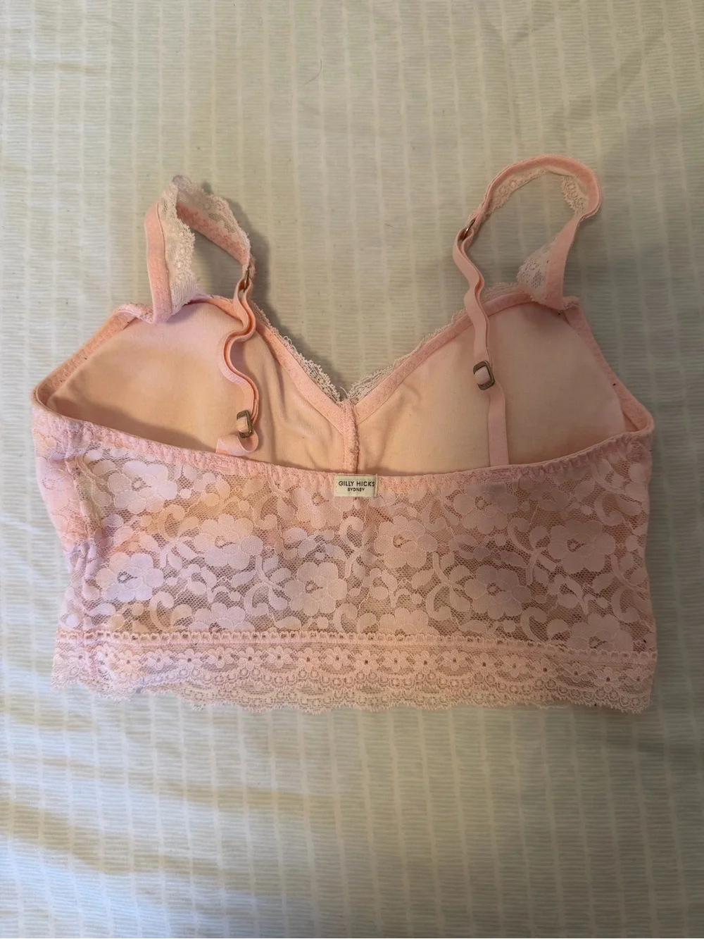 Pink Lace Bralette
